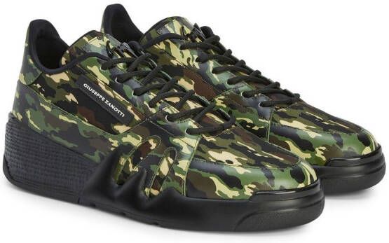 Giuseppe Zanotti Talon low-top sneakers Groen