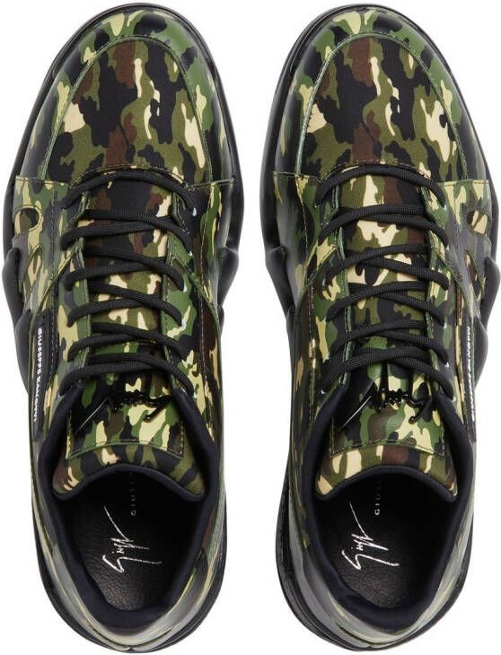 Giuseppe Zanotti Talon low-top sneakers Groen