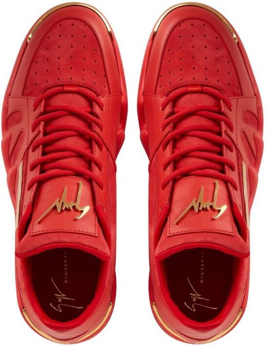 Giuseppe Zanotti Talon low-top sneakers Rood