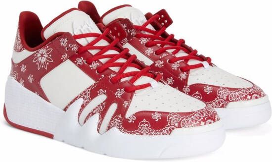 Giuseppe Zanotti Talon low-top sneakers Rood