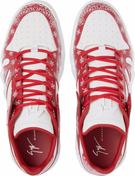 Giuseppe Zanotti Talon low-top sneakers Rood