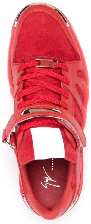 Giuseppe Zanotti Talon low-top sneakers Rood