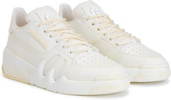 Giuseppe Zanotti Talon low-top sneakers Wit