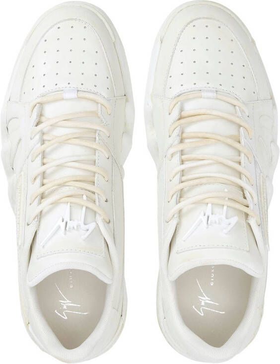 Giuseppe Zanotti Talon low-top sneakers Wit