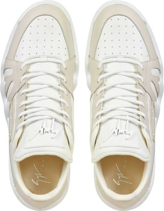 Giuseppe Zanotti Talon low-top sneakers Wit