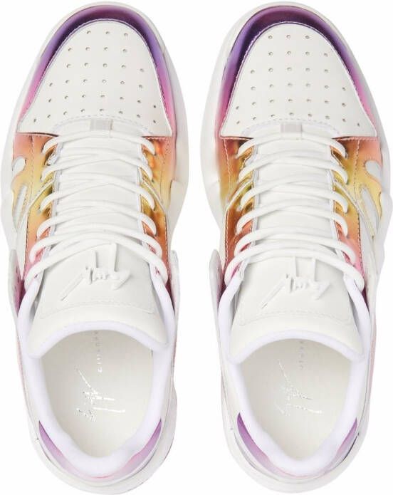 Giuseppe Zanotti Talon low-top sneakers Wit