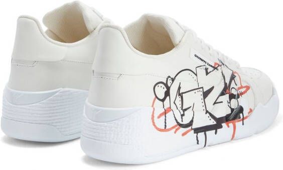 Giuseppe Zanotti Talon low-top sneakers Wit