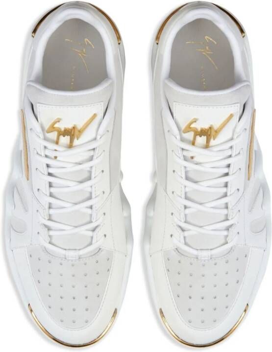 Giuseppe Zanotti Talon low-top sneakers Wit