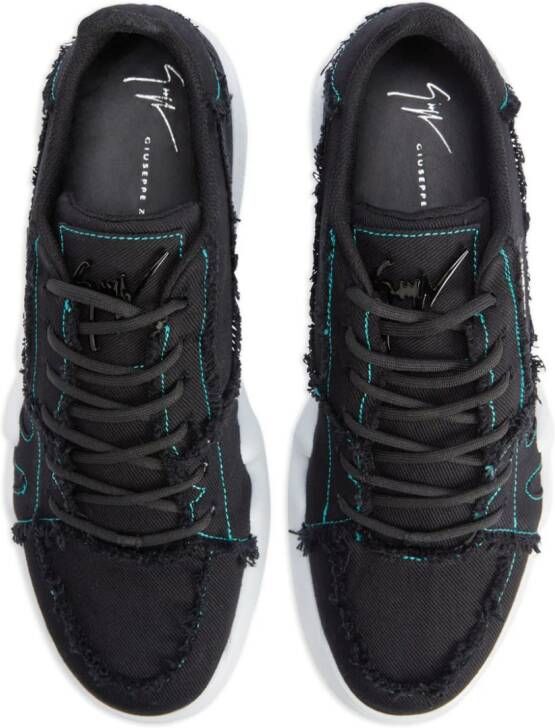 Giuseppe Zanotti Talon low-top sneakers Zwart