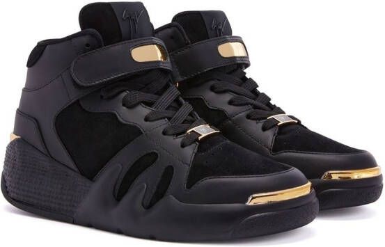 Giuseppe Zanotti Talon mid-top sneakers Zwart