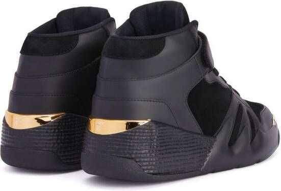 Giuseppe Zanotti Talon mid-top sneakers Zwart