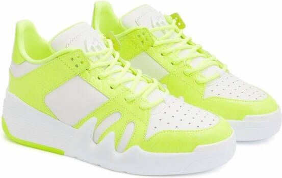 Giuseppe Zanotti Talon satijnen sneakers Wit