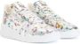 Giuseppe Zanotti Talon sneakers met abstracte print Zilver - Thumbnail 2