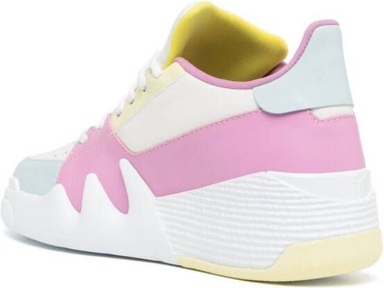 Giuseppe Zanotti Talon sneakers met colourblocking Veelkleurig