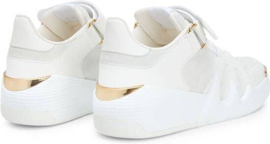 Giuseppe Zanotti Talon sneakers met klittenband Wit