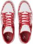 Giuseppe Zanotti Talon sneakers met paisley-print Rood - Thumbnail 4