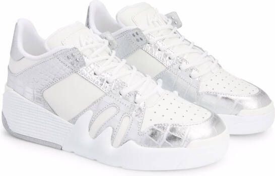 Giuseppe Zanotti Talon sneakers met vlakken Wit