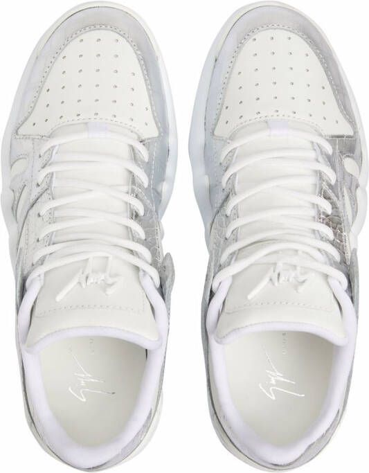 Giuseppe Zanotti Talon sneakers met vlakken Wit