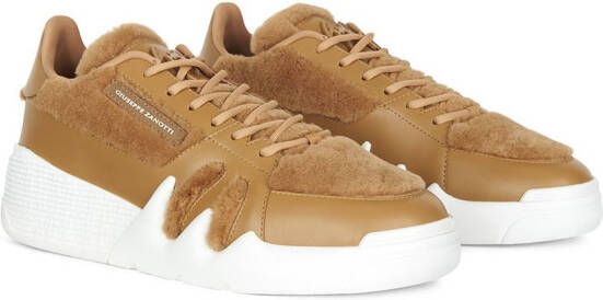 Giuseppe Zanotti Talon Winter low-top sneakers Beige