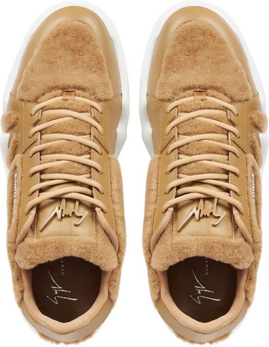 Giuseppe Zanotti Talon Winter low-top sneakers Beige