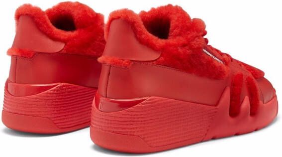 Giuseppe Zanotti Talon Winter low-top sneakers Rood