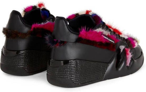 Giuseppe Zanotti Talon Winter low-top sneakers Zwart