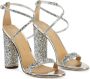 Giuseppe Zanotti Tara sandalen met glitter Zilver - Thumbnail 2