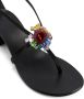 Giuseppe Zanotti Tarassacum sandalen verfraaid met kristallen Zwart - Thumbnail 4