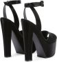 Giuseppe Zanotti Tarifa sandalen met plateauzool Zwart - Thumbnail 3