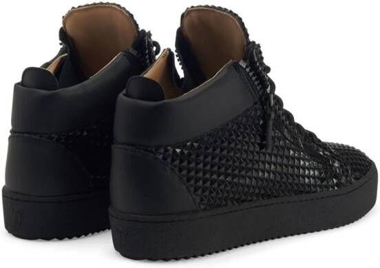 Giuseppe Zanotti The New Manhattan high-top sneakers Zwart