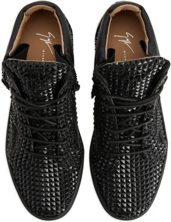 Giuseppe Zanotti The New Manhattan high-top sneakers Zwart