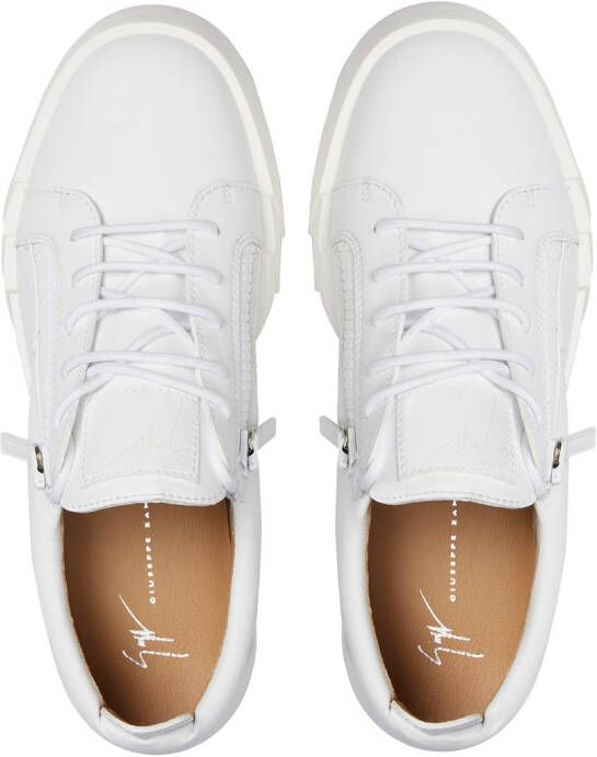 Giuseppe Zanotti The Shark 5.0 low-top sneakers Wit