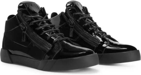 Giuseppe Zanotti The Shark 5.0 mid-top sneakers Zwart