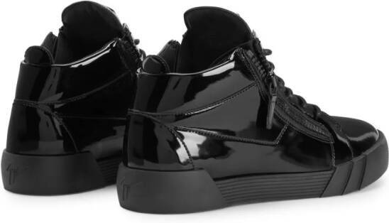 Giuseppe Zanotti The Shark 5.0 mid-top sneakers Zwart