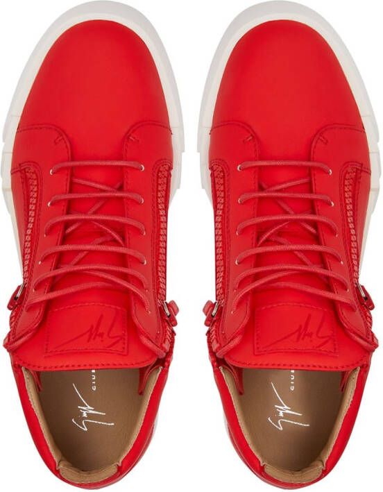 Giuseppe Zanotti The Shark 5.0 sneakers Rood