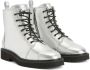 Giuseppe Zanotti Thora laarzen met veters Zilver - Thumbnail 2