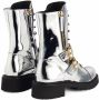 Giuseppe Zanotti Tifa metallic laarzen Zilver - Thumbnail 3