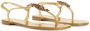 Giuseppe Zanotti Tropical Beach leren sandalen Goud - Thumbnail 2