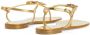 Giuseppe Zanotti Tropical Beach leren sandalen Goud - Thumbnail 3