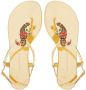 Giuseppe Zanotti Tropical Beach leren sandalen Goud - Thumbnail 4