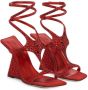 Giuseppe Zanotti Tutankamon sandalen verfraaid met kristallen Rood - Thumbnail 2