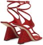 Giuseppe Zanotti Tutankamon sandalen verfraaid met kristallen Rood - Thumbnail 3