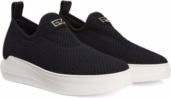 Giuseppe Zanotti Tyrian slip-on sneakers Zwart