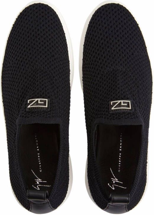 Giuseppe Zanotti Tyrian slip-on sneakers Zwart