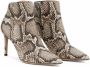 Giuseppe Zanotti Tysha laarzen met slangenprint Zwart - Thumbnail 1