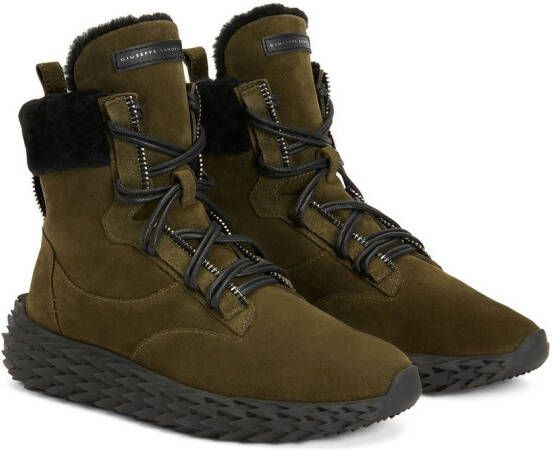 Giuseppe Zanotti Urchin high-top sneakerlaarzen Groen