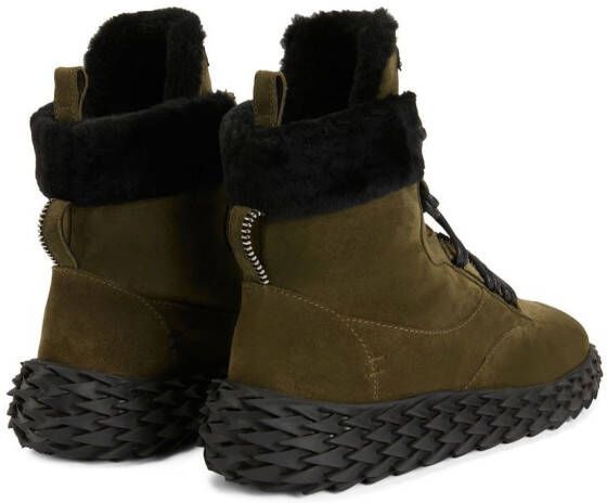 Giuseppe Zanotti Urchin high-top sneakerlaarzen Groen