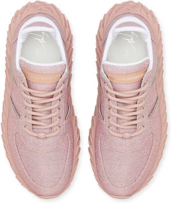 Giuseppe Zanotti Urchin low-top sneakers Roze