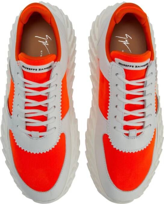 Giuseppe Zanotti Urchin sneakers met vlakken Wit