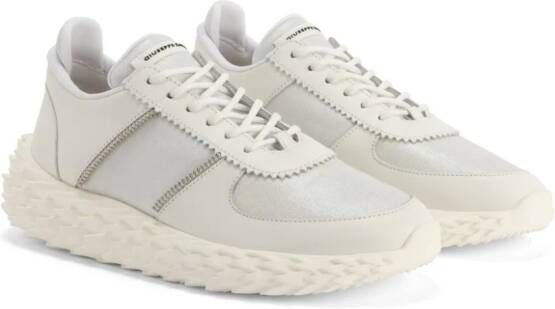 Giuseppe Zanotti Urchin sneakers met vlakken Wit